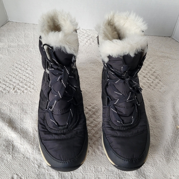 Sorel Short Lace Winter Snow Fur Lined Ankle Light-weight Outdoor Boot - Picture 7 of 11